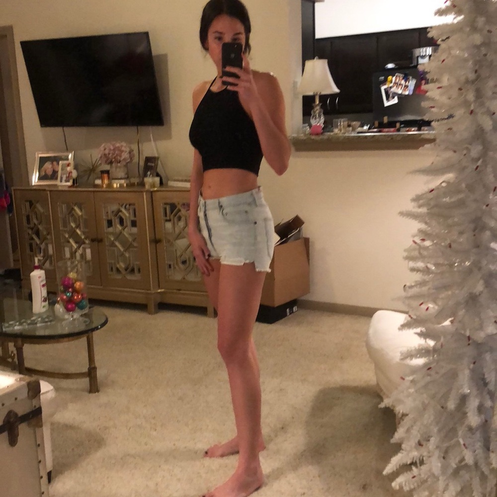 Black Crop Top